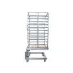 Espiguero mobile de 12 Charolas de perfil completo