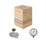 Componentes dentro del kit de instalación básico de hornos de convección Linher