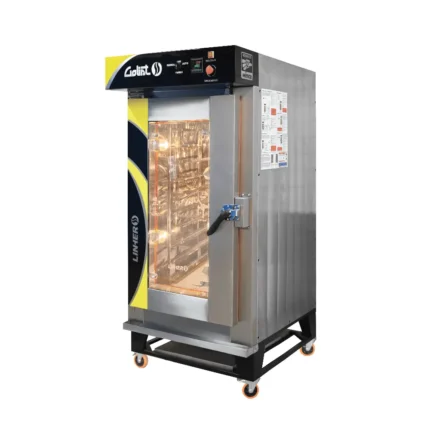 Horno de convección Goliat 8, 10 y 12 charolas de perfil izquierdo