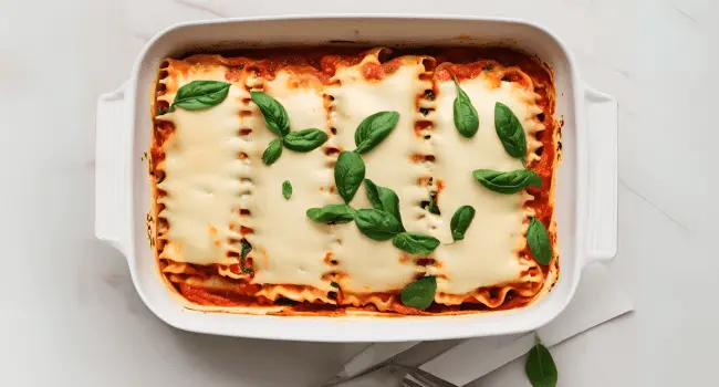 Lasaña vegetariana de espinacas y ricotta: una de las cenas especiales para el día de las madres