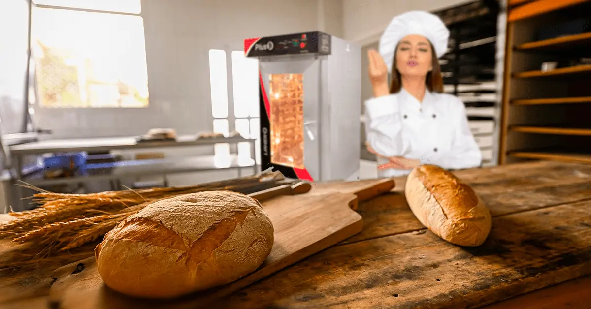 panes horneados con hornos de convección